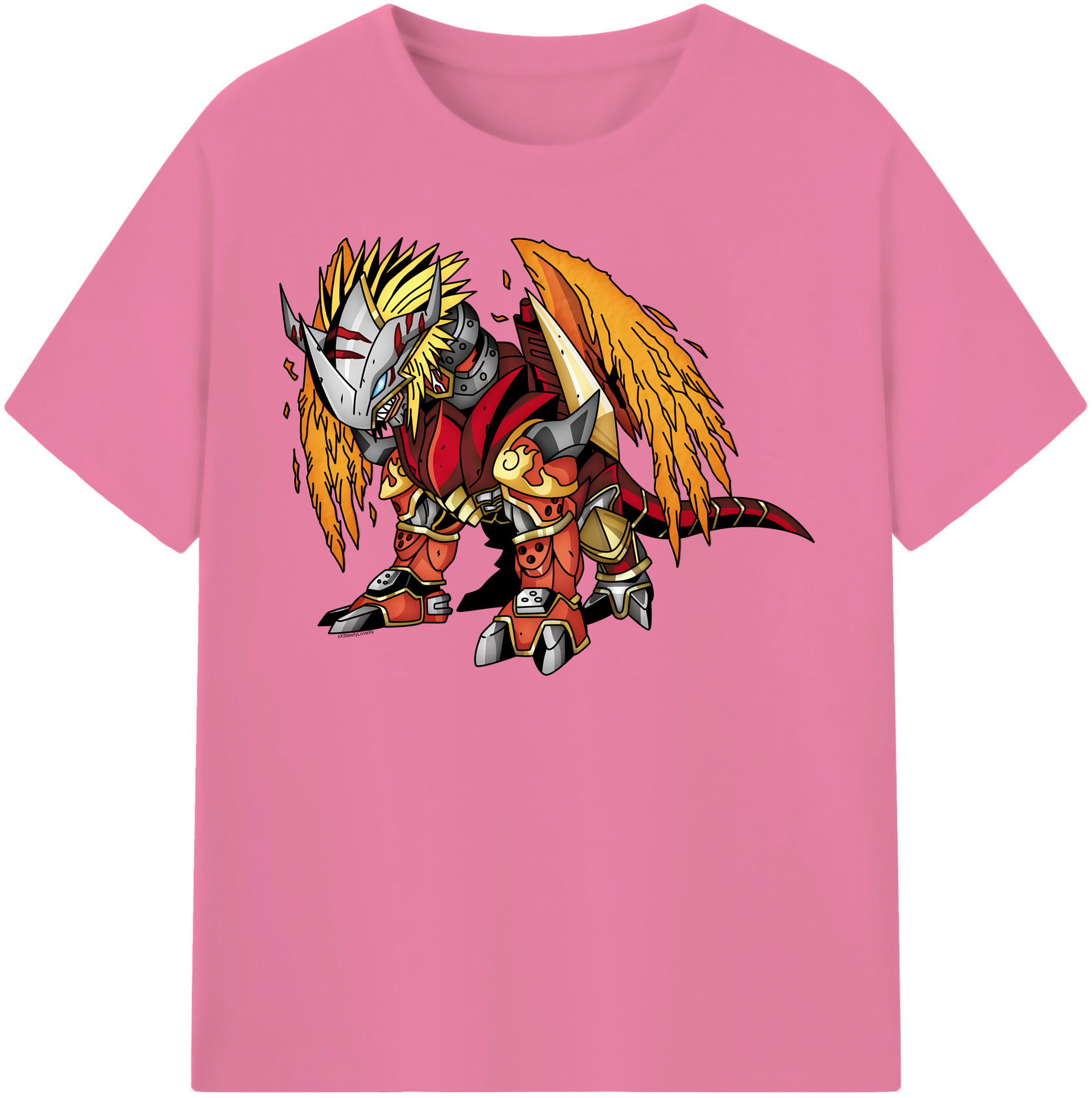 （画像用） Digimon デジタルモンスター/デジモン 綿100％半袖Tシャツ（フロントプリント）